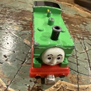 Vtg 2002‎ Thomas & Friends Duck Green Engine GWR  #8 Take N Play Die Cast Train